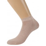 Mini Cotone 1201 (35/38, beige) Всесезонные укороченные эластичные женские носки с комфортной резинкой без сдавливания ноги, с тонким кеттельным швом
