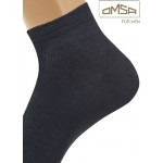 402 Eco (39-41, bianco) АКЦИЯ Укороченные гладкие эластичные всесезонные мужские носки из хлопка с комфортной резинкой, хлопок 80%, п/а 15%, эл 5%