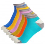 Mini Trend 4204 двухцветная пятка (35-38, blu) АКЦИЯ Женские укороченные носки с кеттельным швом и перетяжкой по стопе. Контрастное сочетание пятки и носка.