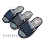 LuckyLand 3564 носки-тапочки мужские открытые 44 синий